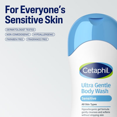 Cetaphil Ultra Gentle Body Wash Fragrance Fre - 16.9 FZ - Image 5