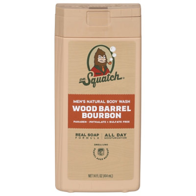 Dr. Squatch Wood Barrel Bourbon Body Wash - 14 Oz - Image 3