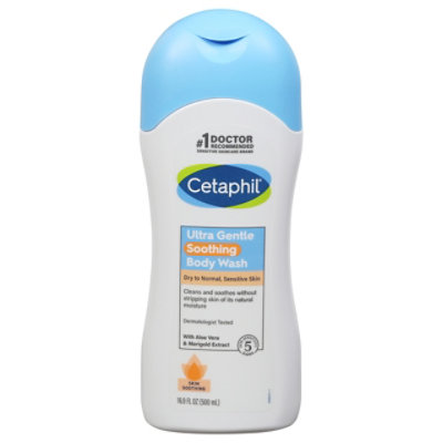 Cetaphil Ultra Gentle Boby Wash Skin Soothing - 16.9 FZ - Image 1