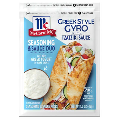 Mccormick Greek Gyro & Tzatziki Mix 1.5 Oz - 1.5 OZ - Image 1