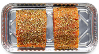 Salmon Portion Vegetable Pepper Seasoned 12 Oz - EA - Image 1