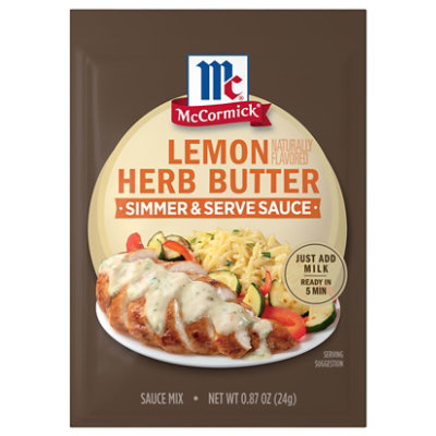 Mccormick Lemon Herb Butter Sauce Mix .87 Oz - .87 OZ