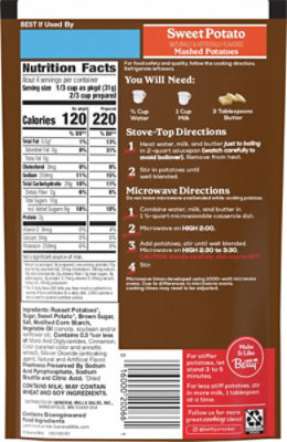 Betty Crocker Mashed Sweet Potatoes - 4.5 OZ - Image 6