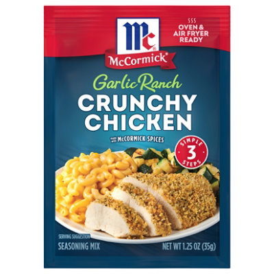 Mccormick Crunchy Chicken Seasoning Mix Garlic Ranch 1.25 Oz - 1.25 OZ - Image 1