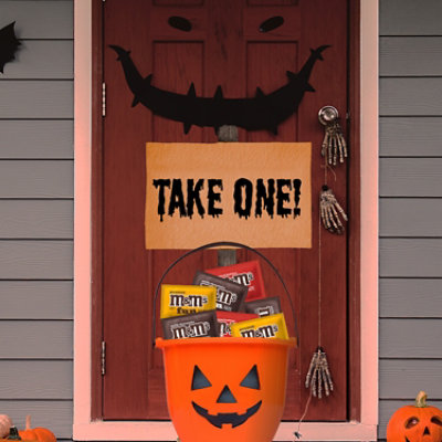 M&M'S Milk Chocolate Peanut & Peanut Butter Fun Size Halloween Candy Variety Pack - 15 Count - Image 5