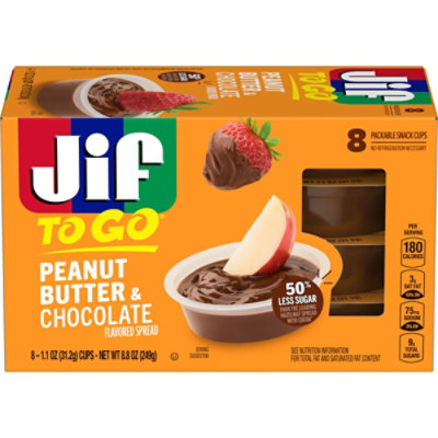 Jif Chocolate Peanut Butter To Go 8 Pack - 8 CT - Image 2
