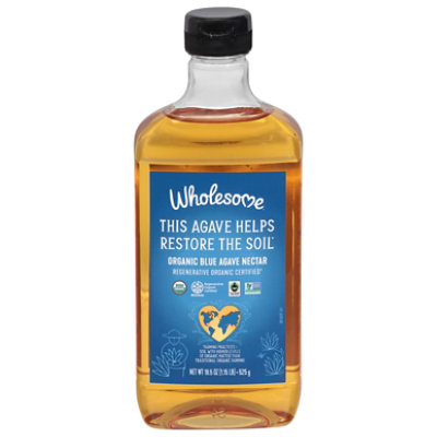 Wholesome Agave Blue Regenerative Organic - 18.5 FZ - Image 1