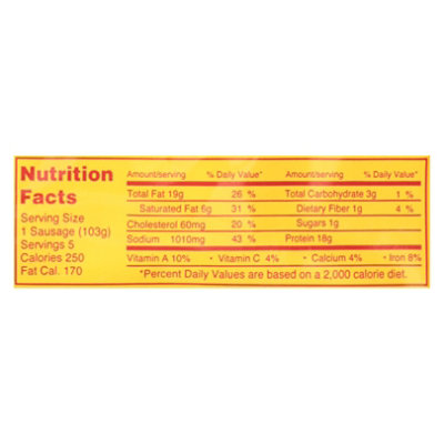 Redneck Andouille Sausage 16 Oz - 16 OZ - Image 4