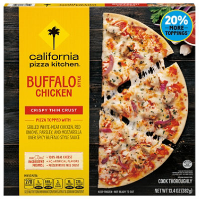 Cpk Thin Crust Buffalo Style Chicken 12in Frozen Pizza 13.4oz Pack - 13.4 OZ - Image 3