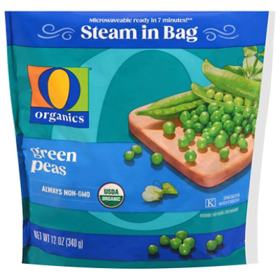O Organics Green Peas Steam in Bag - 12 Oz