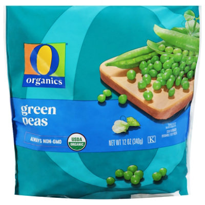 O Organics Green Peas - 12 Oz - Image 1