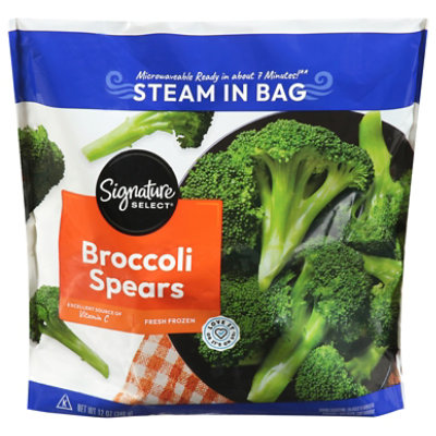 Signature SELECT Broccoli Spears Steam Bag - 12 Oz