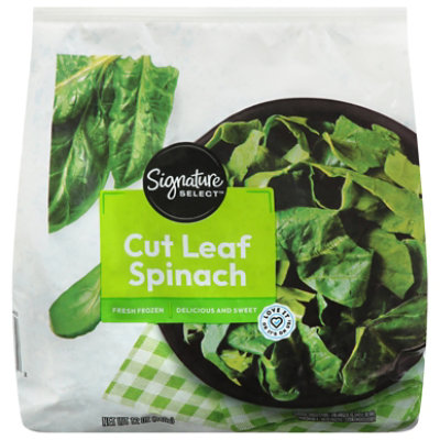 Signature Select Spinach Cut Leaf 12 Oz - 12 OZ