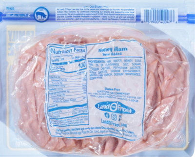 Land O Frost DeliShaved Honey Ham Family Size - 14 Oz - Image 5