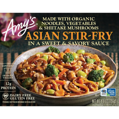 Amys Asian Stir-fry, 9 Oz - 9 OZ - Image 1