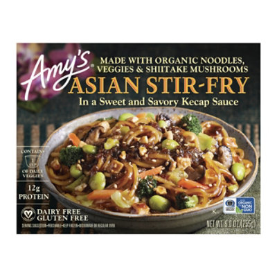 Amys Asian Stir-fry, 9 Oz - 9 OZ - Image 5