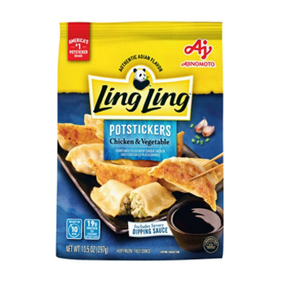 Ling Ling Potstickers Chicken And Vegetable 10.5oz - 10.5 OZ - Image 2