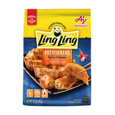 Ling Ling Potstickers Spicy Chicken 10oz - 10 OZ - Image 1