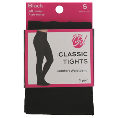 Otg Classic Tights Blk Sm - 1 PR - Image 3