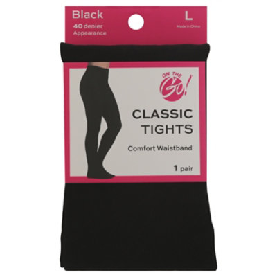 Otg Classic Tights Blk Lrg - 1 PR - Image 3