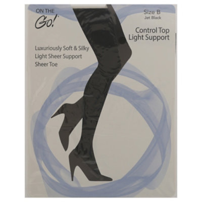 Otg Light Support Jet Blk Sz B - 1 PR - Image 1