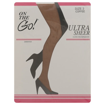 Otg Ult Sheer Coffee Sz 3 - 1 PR - Image 3