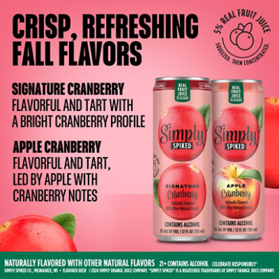 Simply Spiked Cranberry Variety Pack - 12-12 Fl. Oz. - Image 2