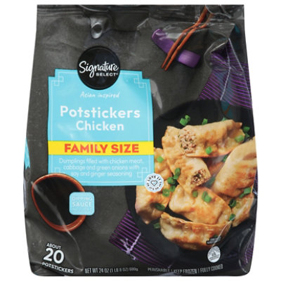 Signature Select Potstickers Chicken & Vegetable Family Size 24 Oz - 24 OZ