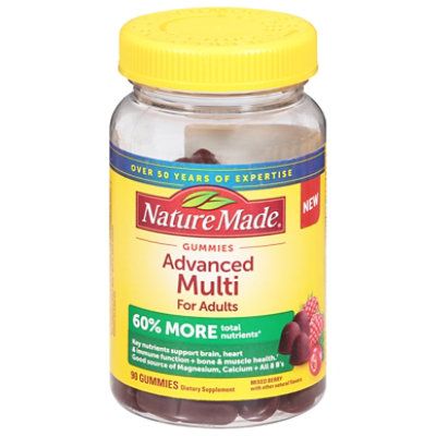 Nature Made Advanced Multi For Adults Gummies - 90 CT - Image 3