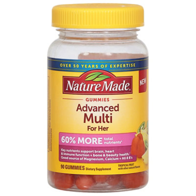 Nature Made Advanced Multi For Her Gummies - 90 CT - Image 3