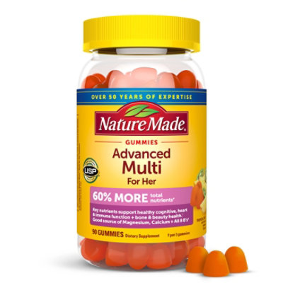 Nature Made Advanced Multi For Her Gummies - 90 CT - Image 2