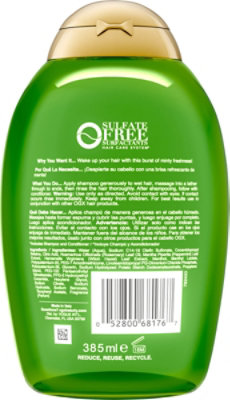 Ogx Extra Strength Refreshing Scalp Rosemary Mint Shampoo 13 Fl Oz - 385 ML - Image 5