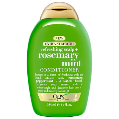 Ogx Extra Strength Refreshing Scap Plus Rosemary Mint Conditioner, 13 Fl. Oz. - 385 ML - Image 3