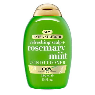 Ogx Extra Strength Refreshing Scap Plus Rosemary Mint Conditioner, 13 Fl. Oz. - 385 ML - Image 1