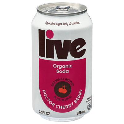 Live Soda Spicy Cherry Berry - 12 FZ - Image 1