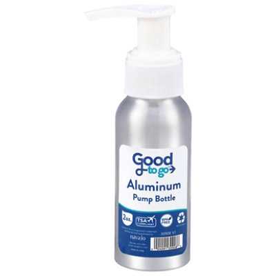 Gtg Aluminum Bottle With Pump 2oz - EA - Image 1