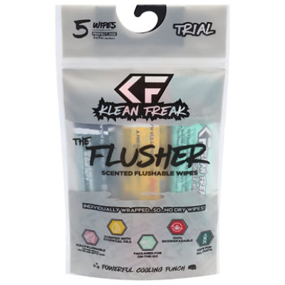 The Klean Freak Flusher Flushable Wipes 5ct - EA - Image 3