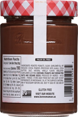 Bonne Maman Peanut Chocolate Spread 12.3 Oz. - 12.3 OZ - Image 5