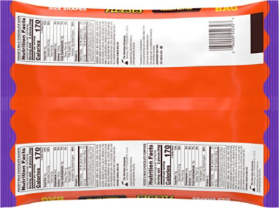 REESE'S Assorted Milk Chocolate Snack Size Peanut Butter Shapes Halloween Candy Jumbo Bag - 14.4 Oz - Image 6