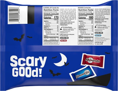 Almond Joy And Mounds Assorted Chocolate Snack Size Halloween Candy Bag Multipack -25-15 Oz - Image 6