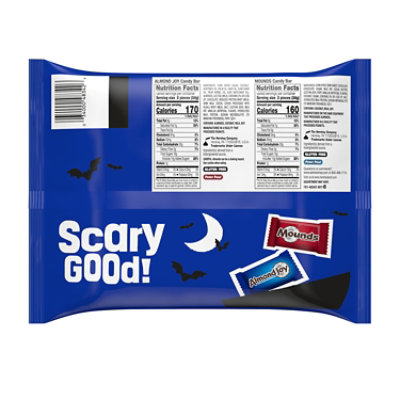 Almond Joy And Mounds Assorted Chocolate Snack Size Halloween Candy Bag Multipack -25-15 Oz - Image 2