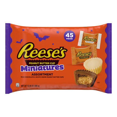 Reeses Peanut Butter Cups Halloween Candy Multipack - 45-13.95 Oz - Image 1