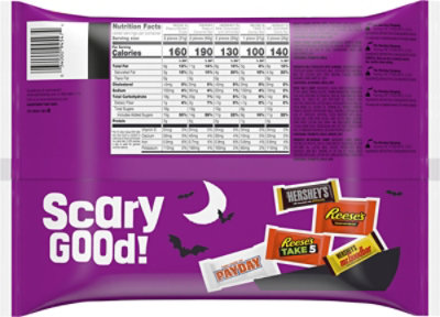 Hersheys Payday And Reeses Assorted Flavored Snack Size Halloween Candy Multipack - 40-21.2 Oz - Image 6