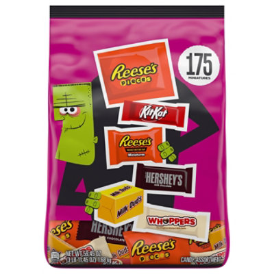 Hershey's Assorted Flavored Halloween Candy Bulk Bag - 175 Piece - 59.45 Oz - Image 1