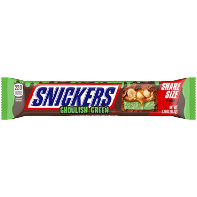 Mars Halloween Snickers Ghl Grn Ks - 3.29 OZ - Image 1