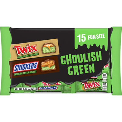 Mars Halloween Chocolate Variety Funsize Ghoulish Green - 8.63 OZ - Image 1