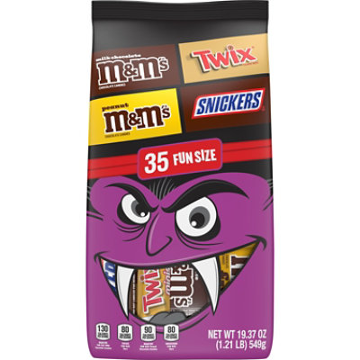 Mars Halloween Mixed Chocoalte Variety Funsize - 19.37 OZ - Image 1