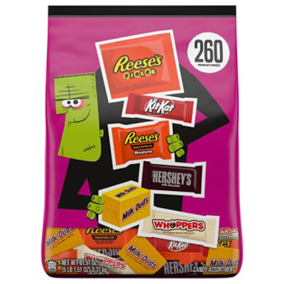 Hershey Assorted Flavored Halloween Candy Bulk Bag Multipack - 260-81.51 Oz - Image 3