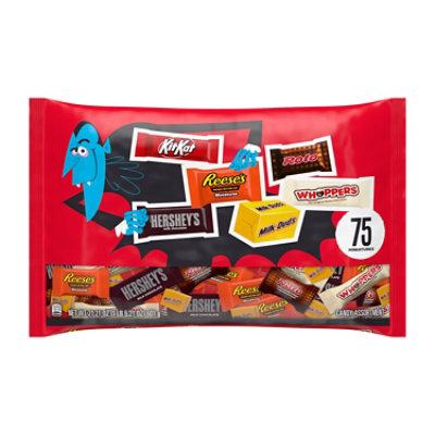 Hershey Assorted Flavored Halloween Candy Bag Multipack - 75