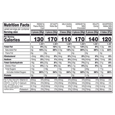 Hershey Miniatures Assorted Flavored Halloween Candy Bag - 21.21 Oz - Image 3